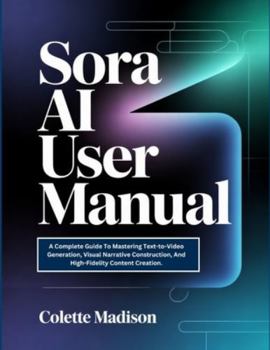 Paperback Sora AI User Manual: A Complete Guide To Mastering Text-to-Video Generation, Visual Narrative Construction, And High-Fidelity Content Creation. Book