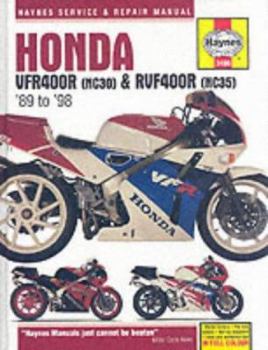 Hardcover Honda Vfr400 (Nc30) and Rvf400 (Nc35) V-Fours (1989-1997) Service & Repair Book