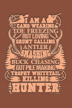 Paperback Hunter Camo Wearing Dot Grid: 6 x 9 Journal Book