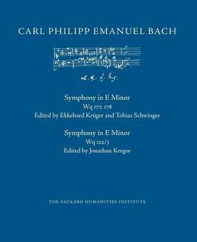Paperback Symphony in E Minor, Wq 177-178 Book