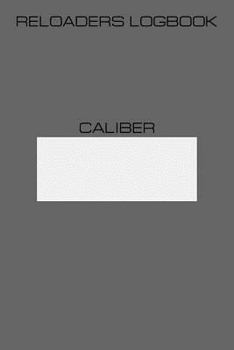 Paperback Reloaders Logbook Book