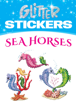 Glitter Sea Horses Stickers