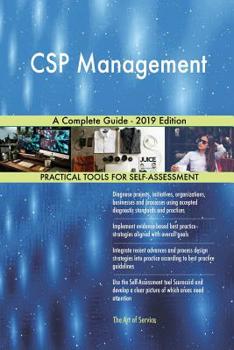 Paperback CSP Management A Complete Guide - 2019 Edition Book