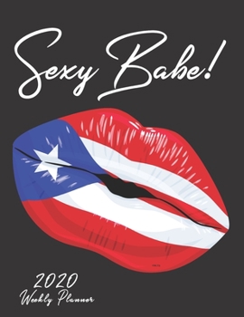 Paperback 2020 Cosmetology Weekly Planner dated with to do notes: Dated calendar with to do list Makeup artist Boricua Flag theme Book