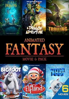 DVD Animated Fantasy Movie 6 Pack Book