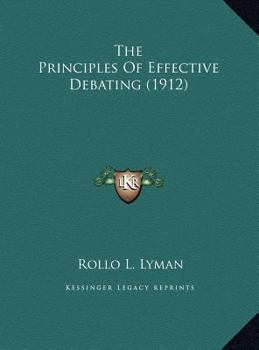 The Principles Of Effective Debating