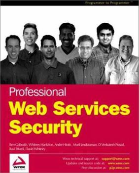 Paperback Professional Web Services Security Book
