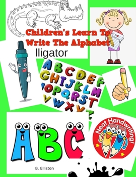 Paperback Children's Learn To Write The Alphabet Book