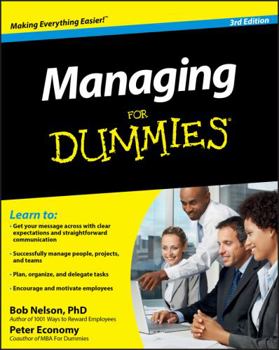 Paperback Managing for Dummies 3e Book