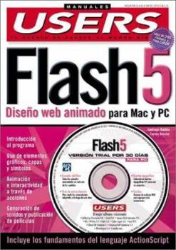 Paperback Flash 5: Diseno Web Animado Para Mac y PC [With CDROM] [Spanish] Book