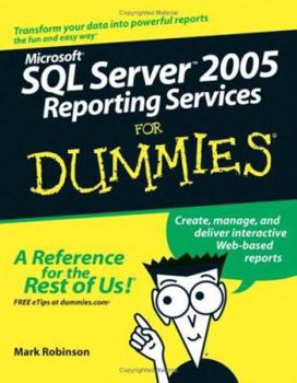 Paperback Microsoft SQL Server 2005 Reporting Services for Dummies Book