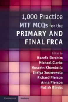 Paperback 1,000 Practice MTF MCQs for the Primary and Final FRCA Book