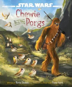 Hardcover Star Wars: The Last Jedi Chewie and the Porgs Book