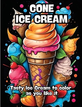 Cone Ice Cream: Tasty Ice Cream to color as you like it