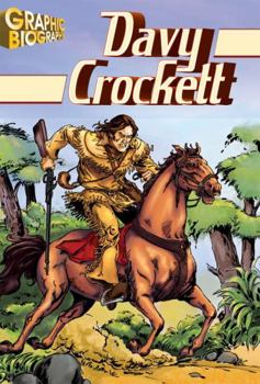 Paperback Davy Crocket Graphic Biography Book
