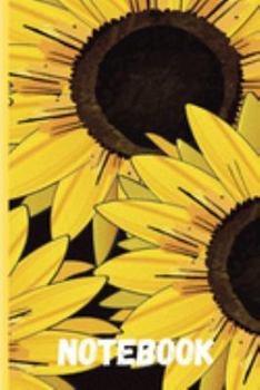 Paperback Notebook: Sunflower, nature 6x9 120 page lined paperback notebook Book