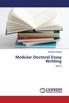 Paperback Modular Doctoral Essay Writting Book