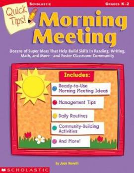 Paperback Quick Tips! Morning Meeting Book