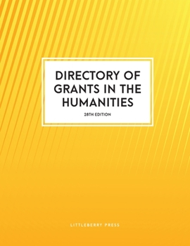 Paperback Directory of Grants in the Humanities Book