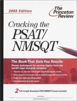 Paperback Cracking the PSAT/NMSQT, 2003 Edition Book
