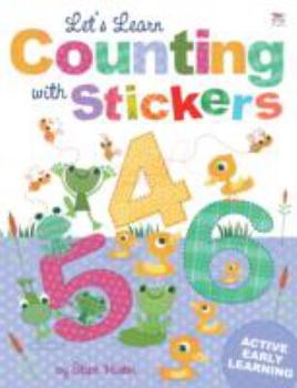 Paperback Let's Learn Counting with Stickers (Steph Hinton Sticker Books) Book