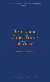 Hardcover Beauty and Other Forms of Value Book