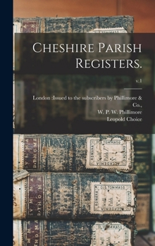 Hardcover Cheshire Parish Registers.; v.1 Book