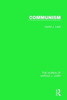Hardcover Communism (Works of Harold J. Laski) Book