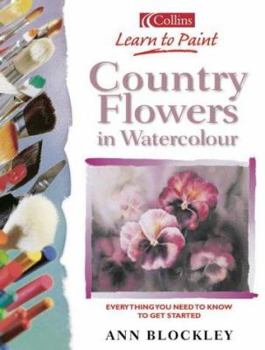 Paperback Country Flowers Watercolour (Learn) Book