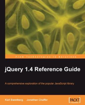 Paperback Jquery 1.4 Reference Guide Book