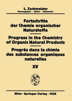 Paperback Fortschritte Der Chemie Organischer Naturstoffe / Progress in the Chemistry of Organic Natural Products / Progrès Dans La Chimie Des Substances Organi [German] Book