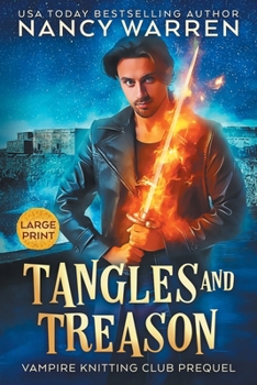 Paperback Tangles and Treason (Large Print): A Paranormal Cozy Mystery [Large Print] Book