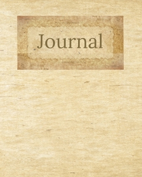 Journal: Writing Journal, Diary and Notebook for Personal Thoughts, Ideas and Observations - 8x10 - 260 Lined Journal Pages