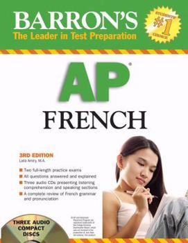 Paperback Barron's AP French with Audio CDs [With 3 CD (Audio)] Book
