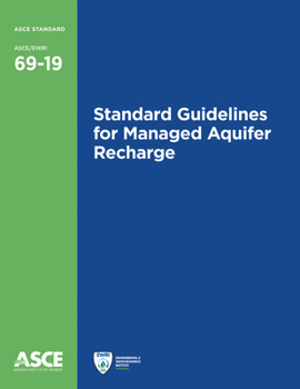 Paperback Standard Guidelines for Managed Aquifer Recharge Book