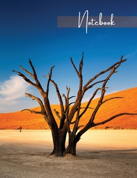 Notebook: Unlined - Unruled - Plain Notebook - Blank Journal - 120 Pages - Large Format 8.5 x 11 in - Workbook - Composition - Namibia Cover Design
