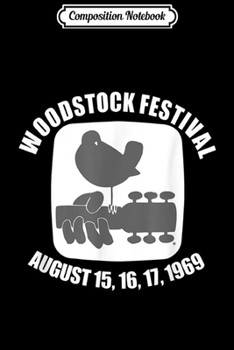 Composition Notebook: Woodstock Dove TV Screen - Not Fade Away Woodstock  Journal/Notebook Blank Lined Ruled 6x9 100 Pages