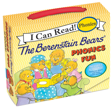 Paperback The Berenstain Bears 12-Book Phonics Fun!: Includes 12 Mini-Books Featuring Short and Long Vowel Sounds Book