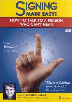 DVD Signing Made Easy!: How to Talk to a Person Who Can't Hear [DVD] Book