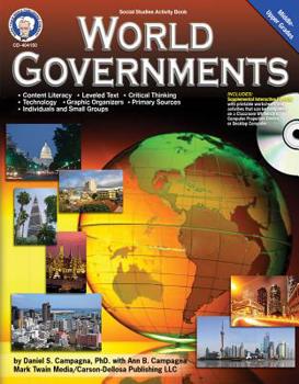Paperback World Governments, Grades 6 - 12 [With CDROM] Book