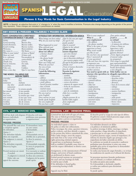 Misc. Spanish Legal Conversation Book