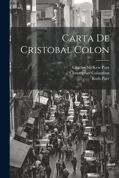 Paperback Carta de Cristobal Colon [Spanish] Book