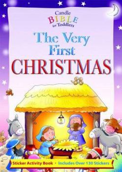 Paperback The Very First Christmas: Sticker Activity Book (Candle Bible for Toddlers) Book