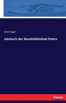 Paperback Jahrbuch der Musikbibliothek Peters [German] Book