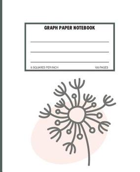 Paperback Graph Paper Notebook: Quad Ruled Grid Paper Math and Science Composition Notebook 100 Sheets 5 Squares Per Inch Book