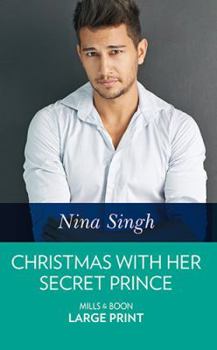Hardcover Christmas with Her Secret Prince [Large Print] Book