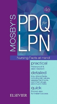 Spiral-bound Mosby's PDQ for LPN Book
