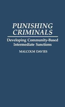 Hardcover Punishing Criminals: Developing Community-Based Intermediate Sanctions Book