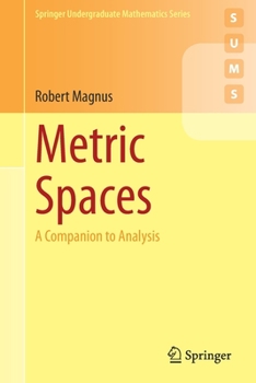 Paperback Metric Spaces: A Companion to Analysis Book