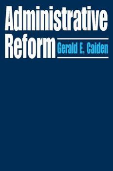 Paperback Administrative Reform Book